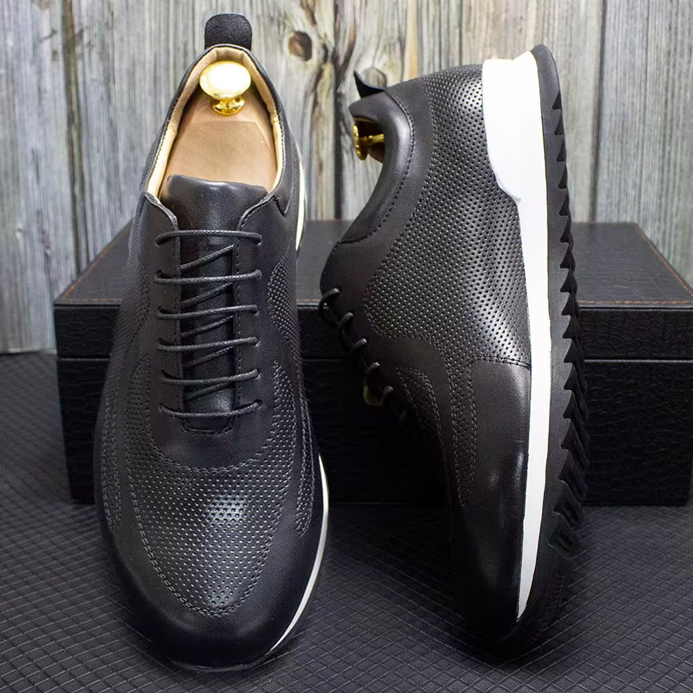 Prestige Perforated Leather Hybrid Sneaker