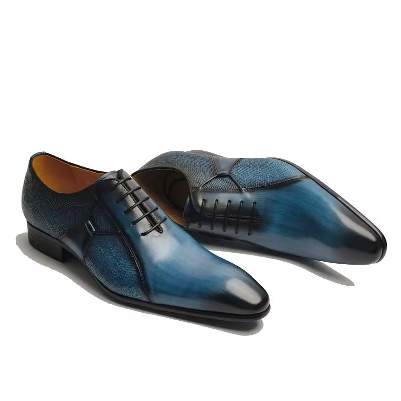 Hand-finished leather, braided