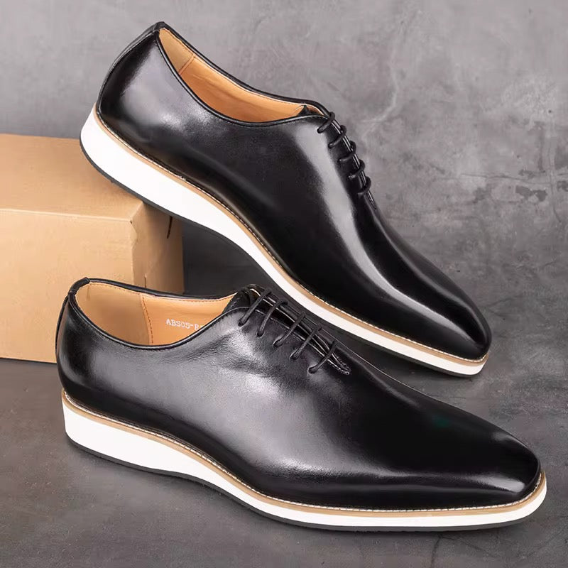 The Blackstone Genuine Leather Black Oxford
