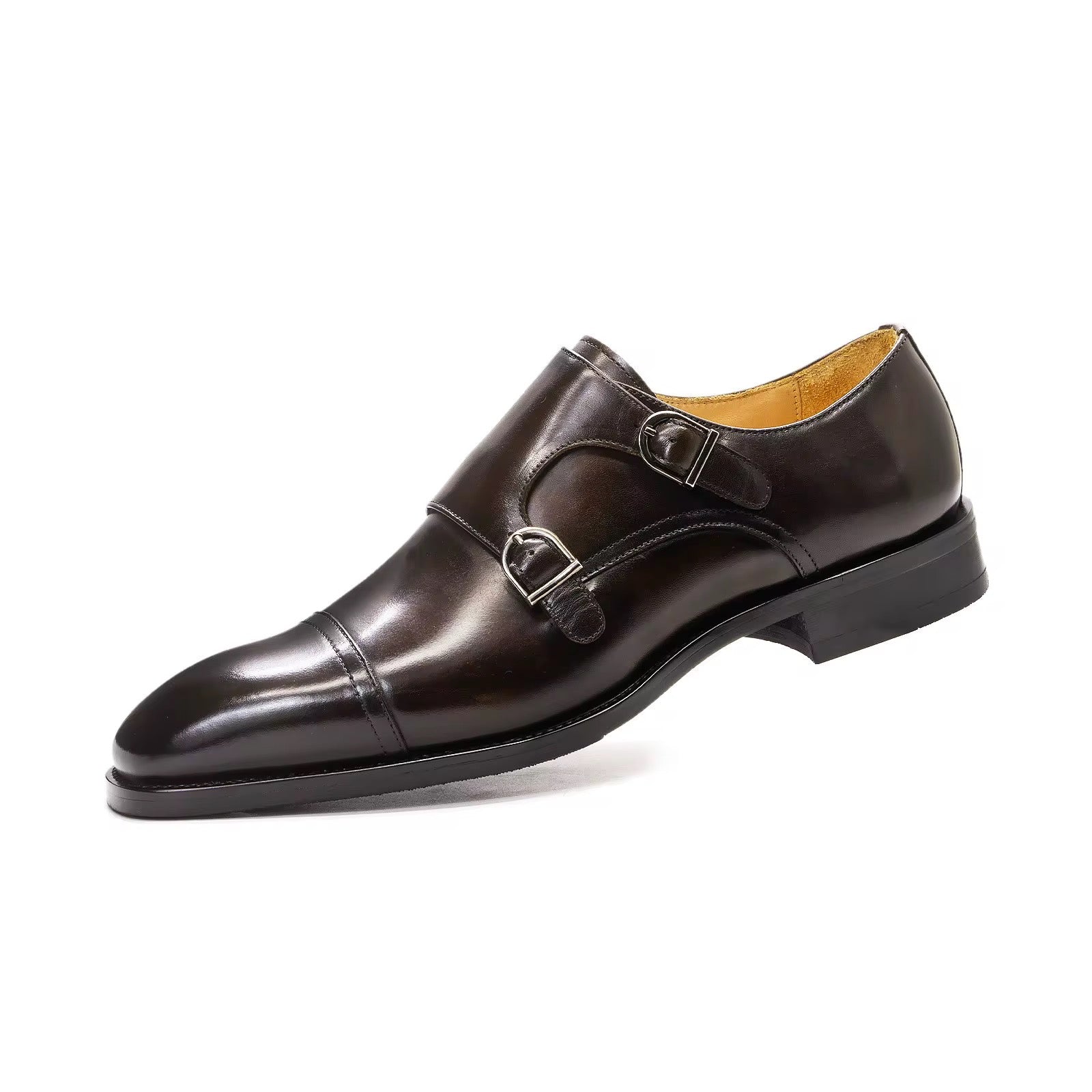 The Triple Fang – Croc Leather Dress Shoe” ￼