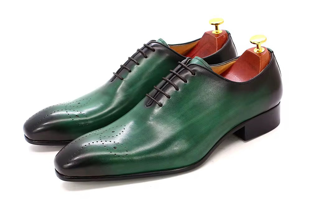 TriTone Ember Noir Brogues