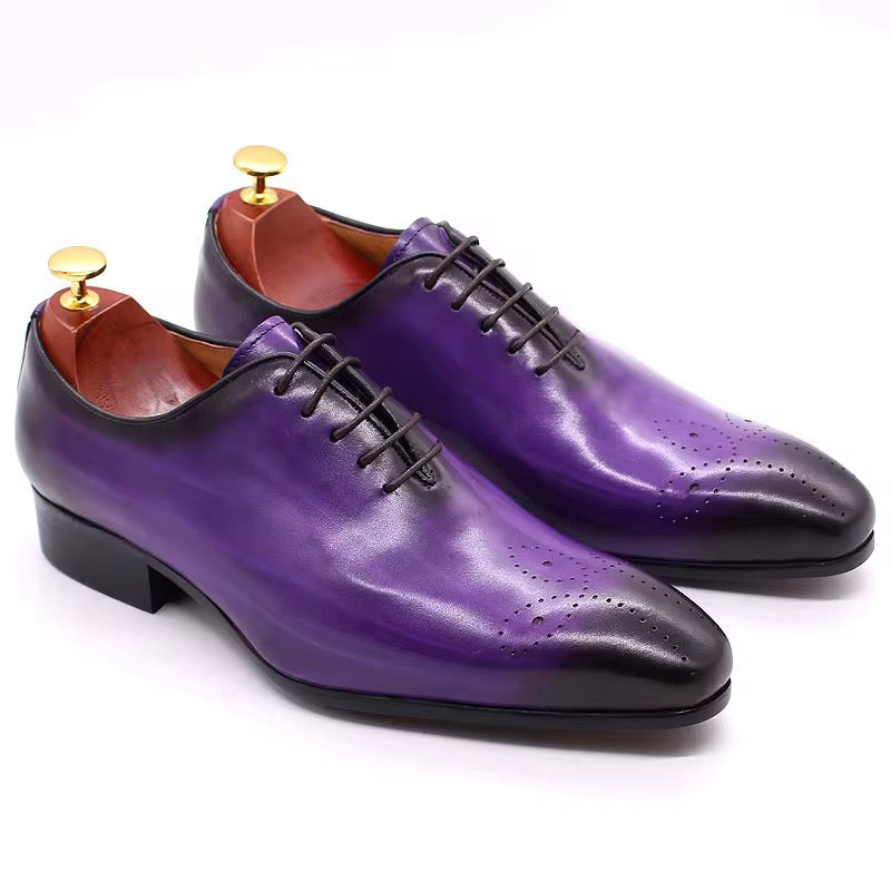 TriTone Ember Noir Brogues