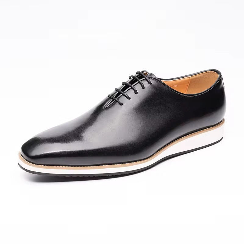 The Blackstone Genuine Leather Black Oxford