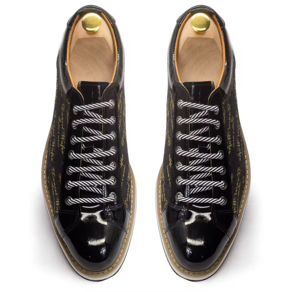 ￼ZLeatherShoes Urban Crest Leather Sneakers