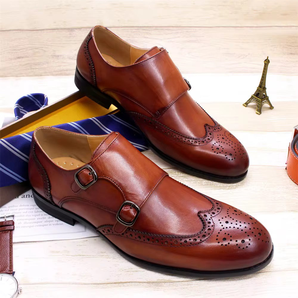 Timeless Double Monk Strap Brogue