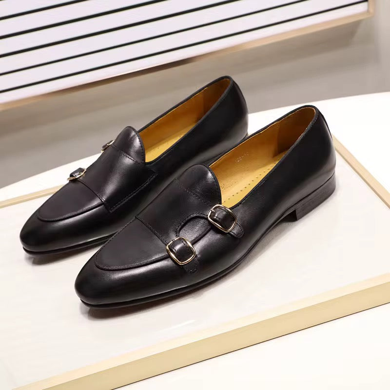 Midnight Classic Leather Oxfords