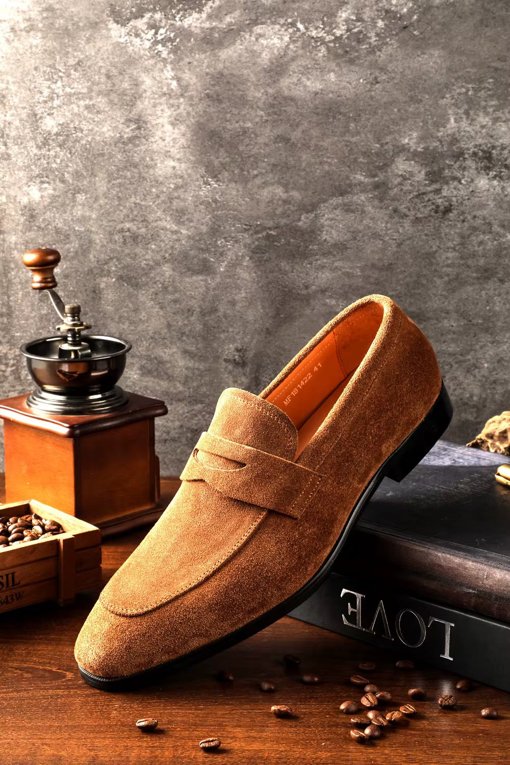 Timeless Penny Loafers in Soft suede