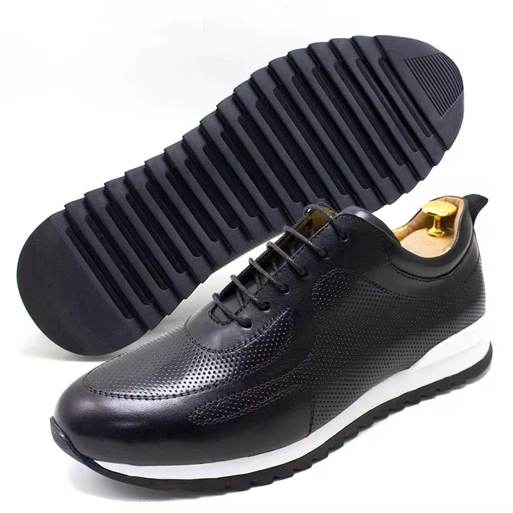 Prestige Perforated Leather Hybrid Sneaker