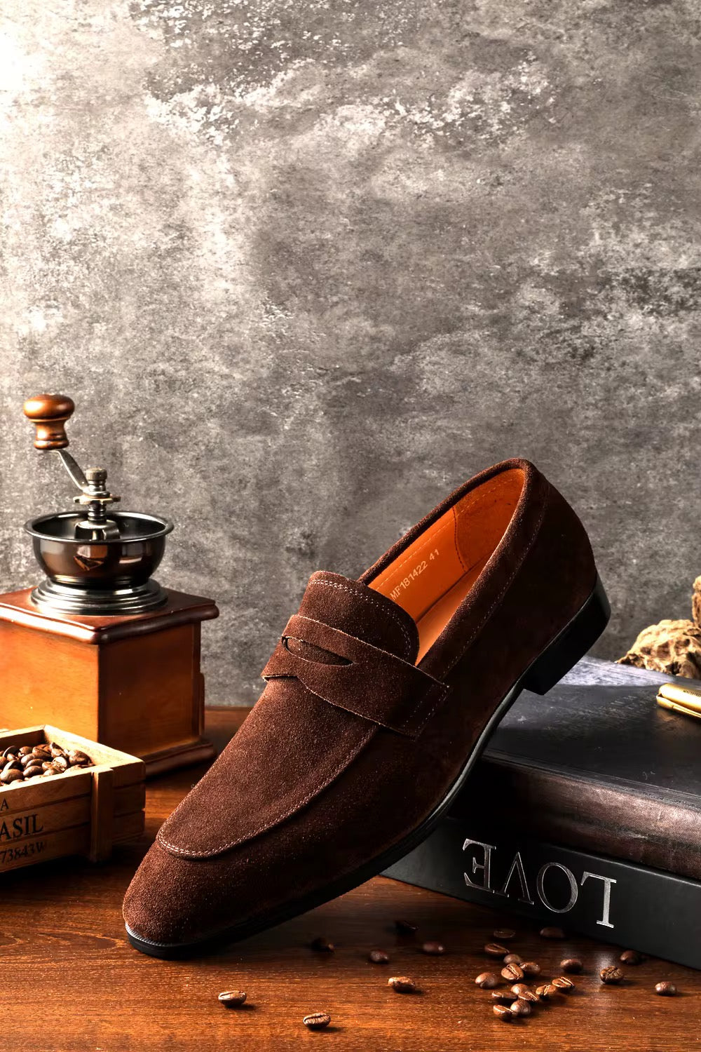 Timeless Penny Loafers in Soft suede