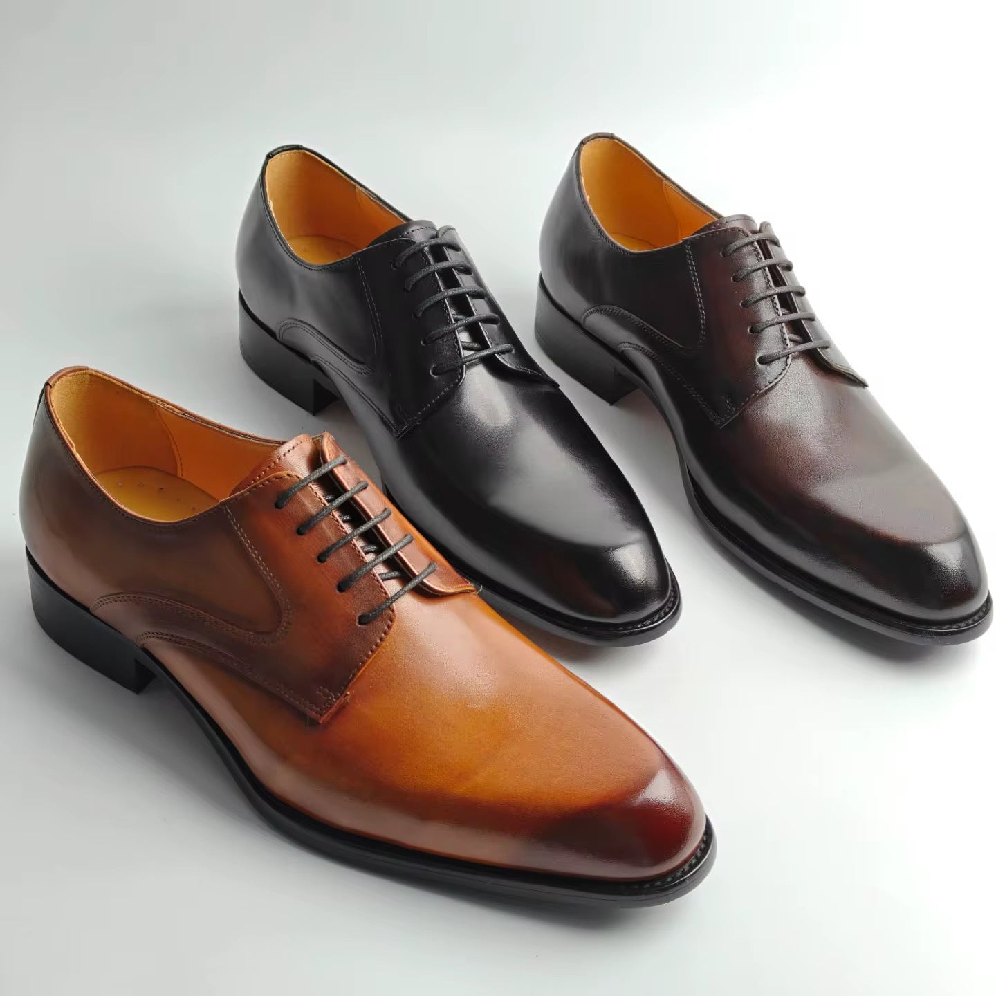 Polished Gradient Oxford Shoes