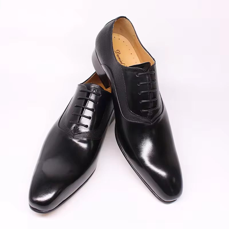 Cognac Patina Oxford Shoes