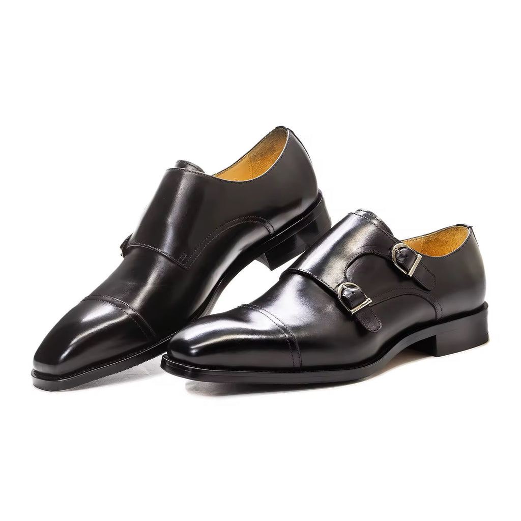 The Triple Fang – Croc Leather Dress Shoe” ￼