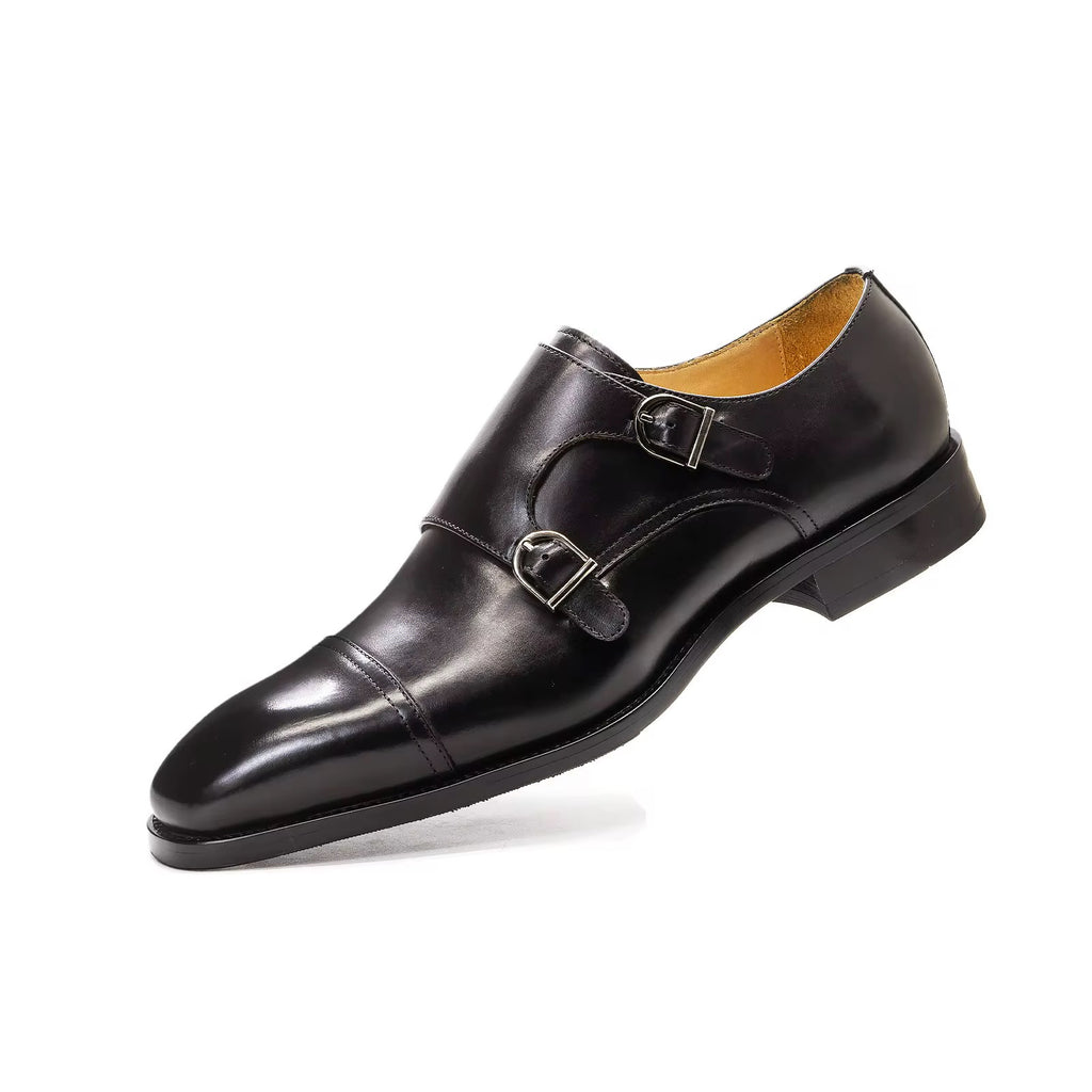 The Triple Fang – Croc Leather Dress Shoe” ￼