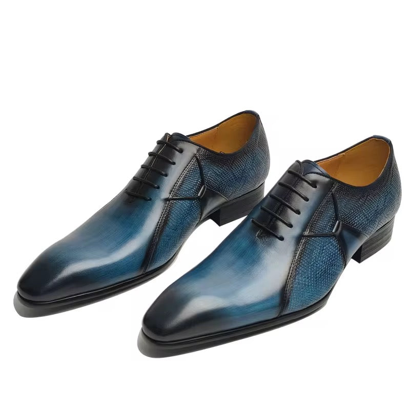 Hand-finished leather, braided