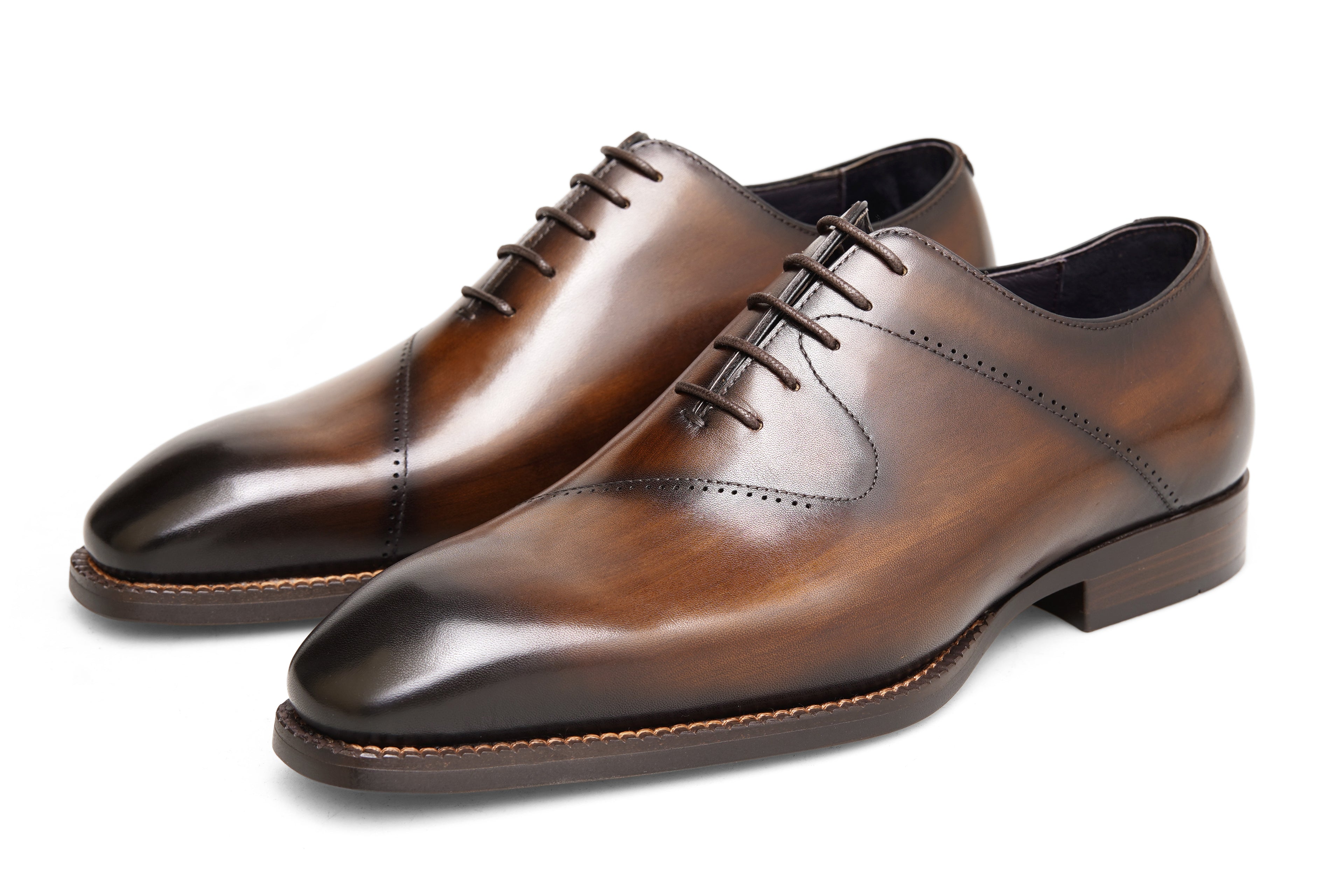 Men’s Classic Cap-Toe Oxfords – Signature Design