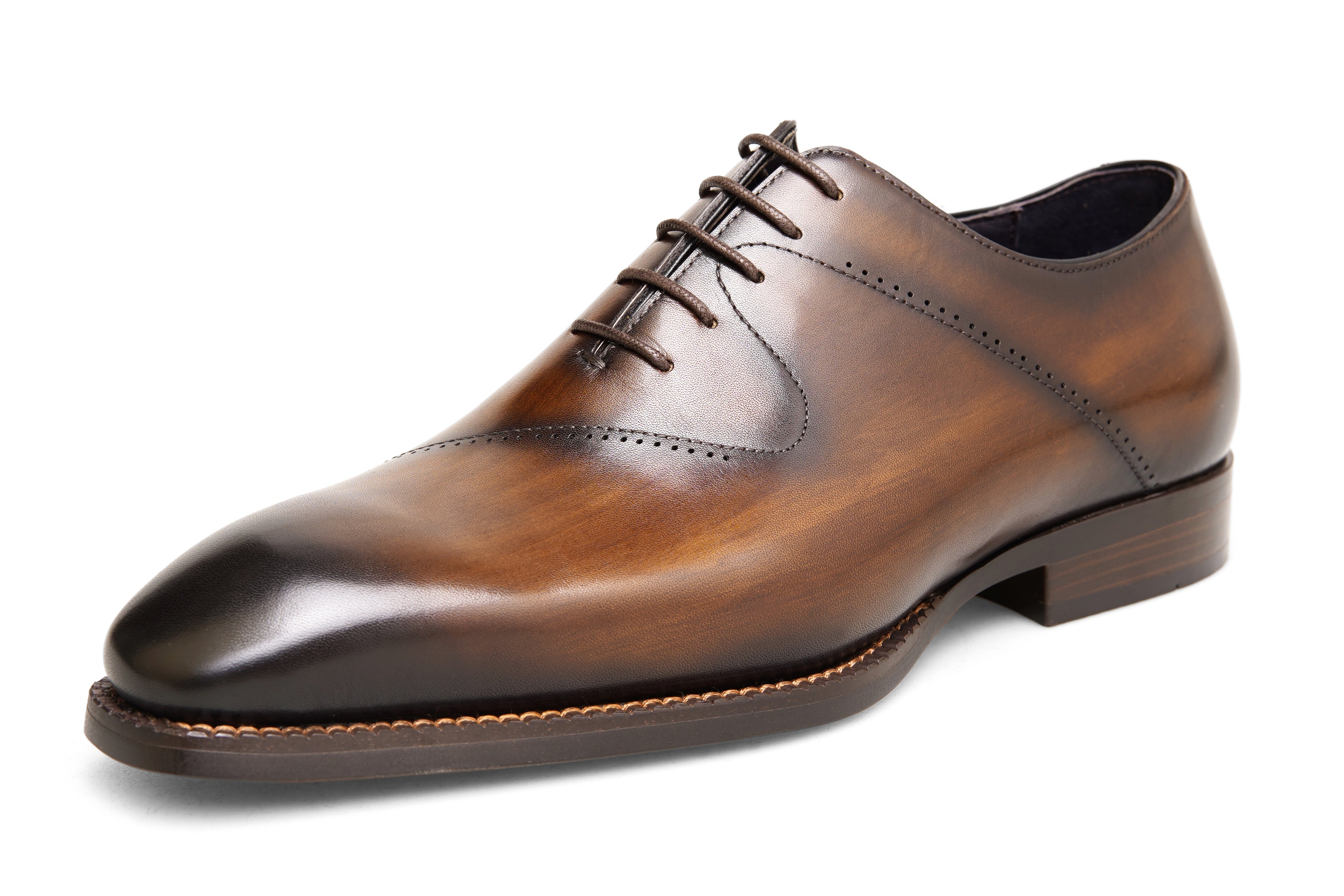 Men’s Classic Cap-Toe Oxfords – Signature Design