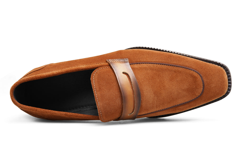 Elegant Italian Suede Leather Loafers – Timeless Design & All-Day Comfort