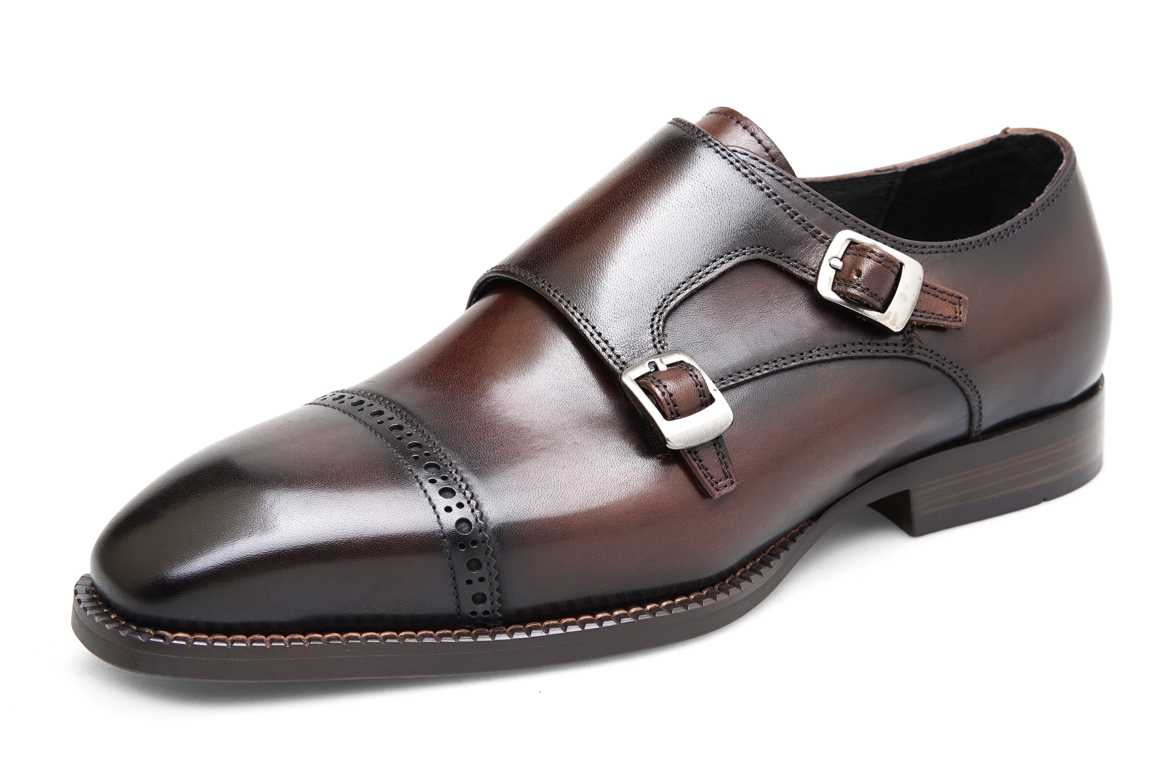 Crafted from Italian calf leather with fine stitching and a hand-polished finish