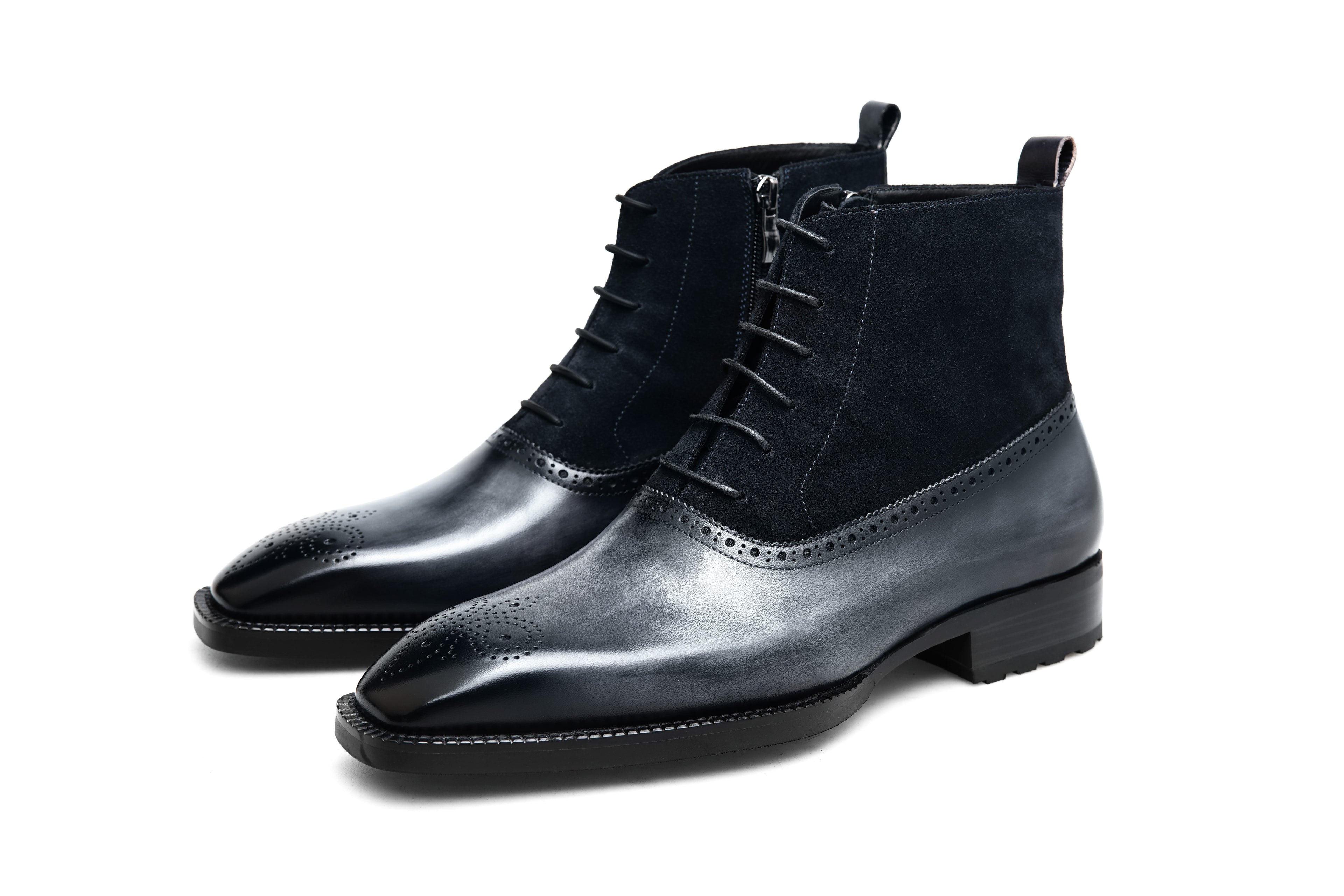 ZLeather Noir Commander – Italian Calf Combat Boot