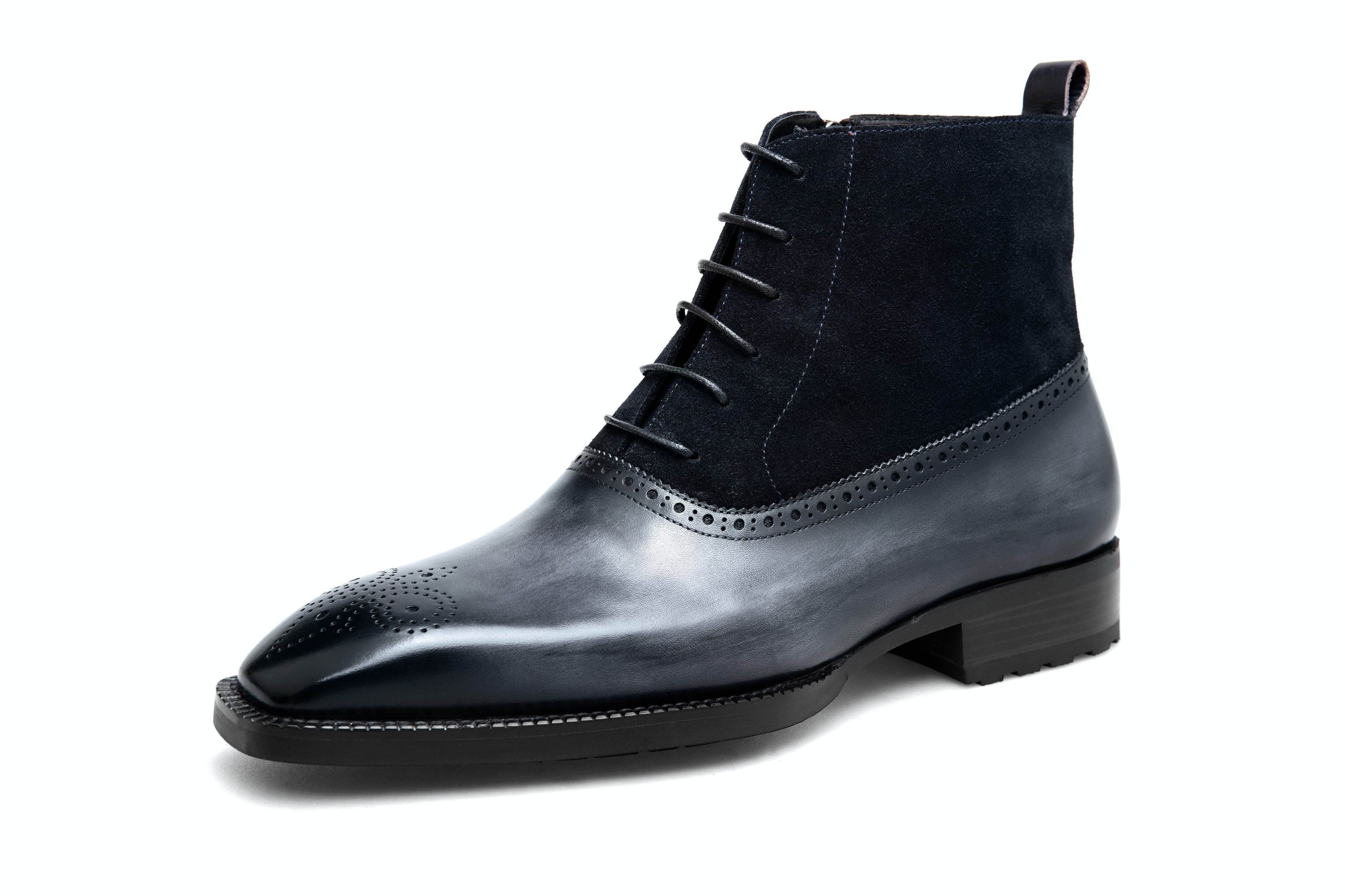 ZLeather Noir Commander – Italian Calf Combat Boot