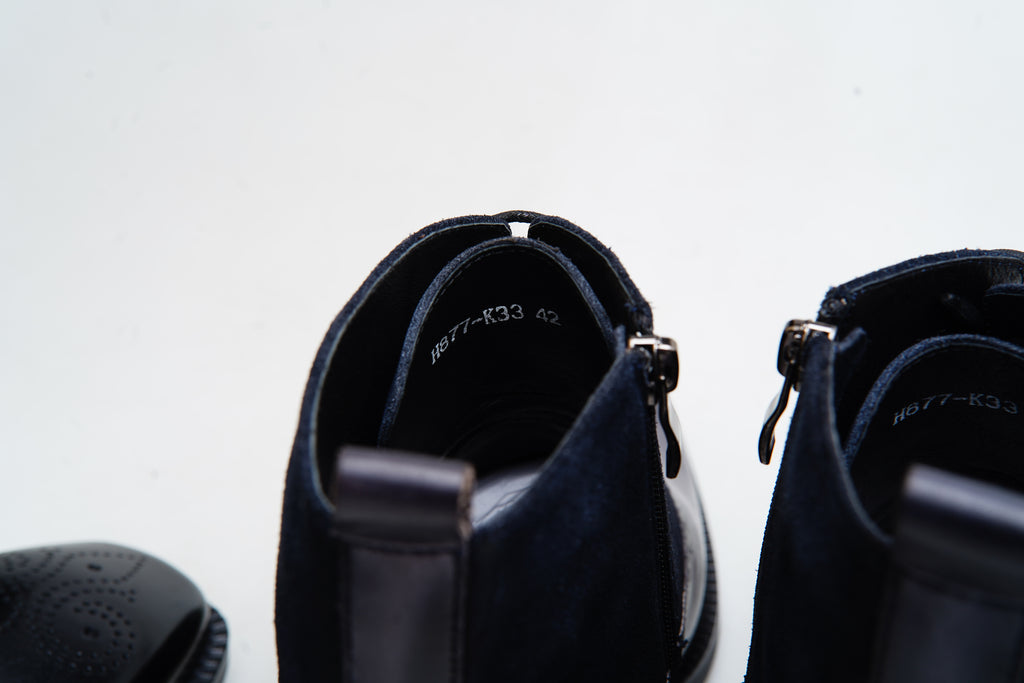 ZLeather Noir Commander – Italian Calf Combat Boot