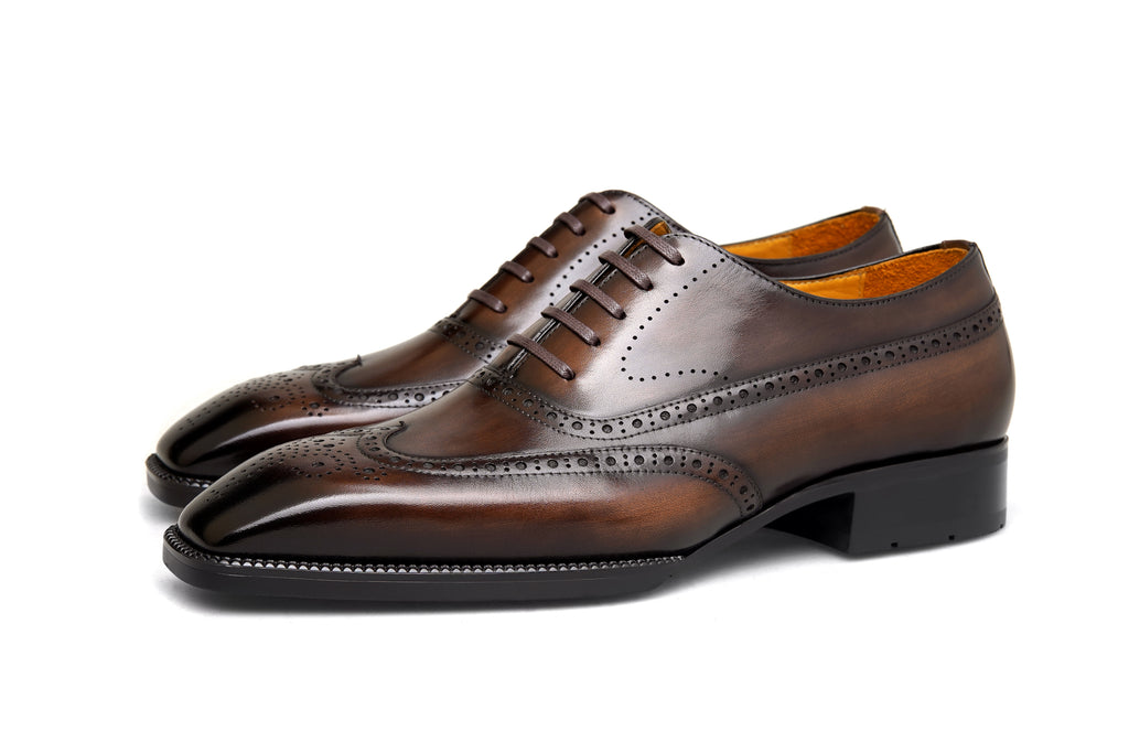 Premium Handcrafted Oxford Shoes with Stitch Detailing