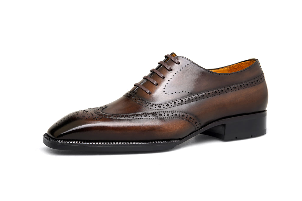 Premium Handcrafted Oxford Shoes with Stitch Detailing