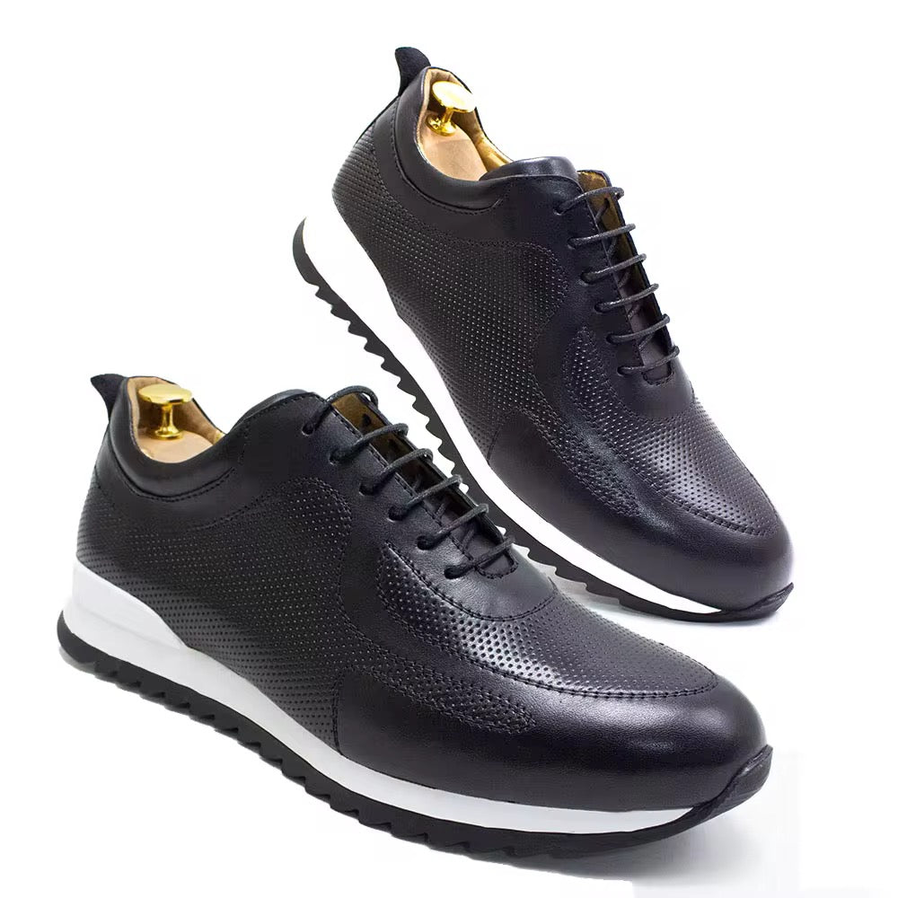 Prestige Perforated Leather Hybrid Sneaker