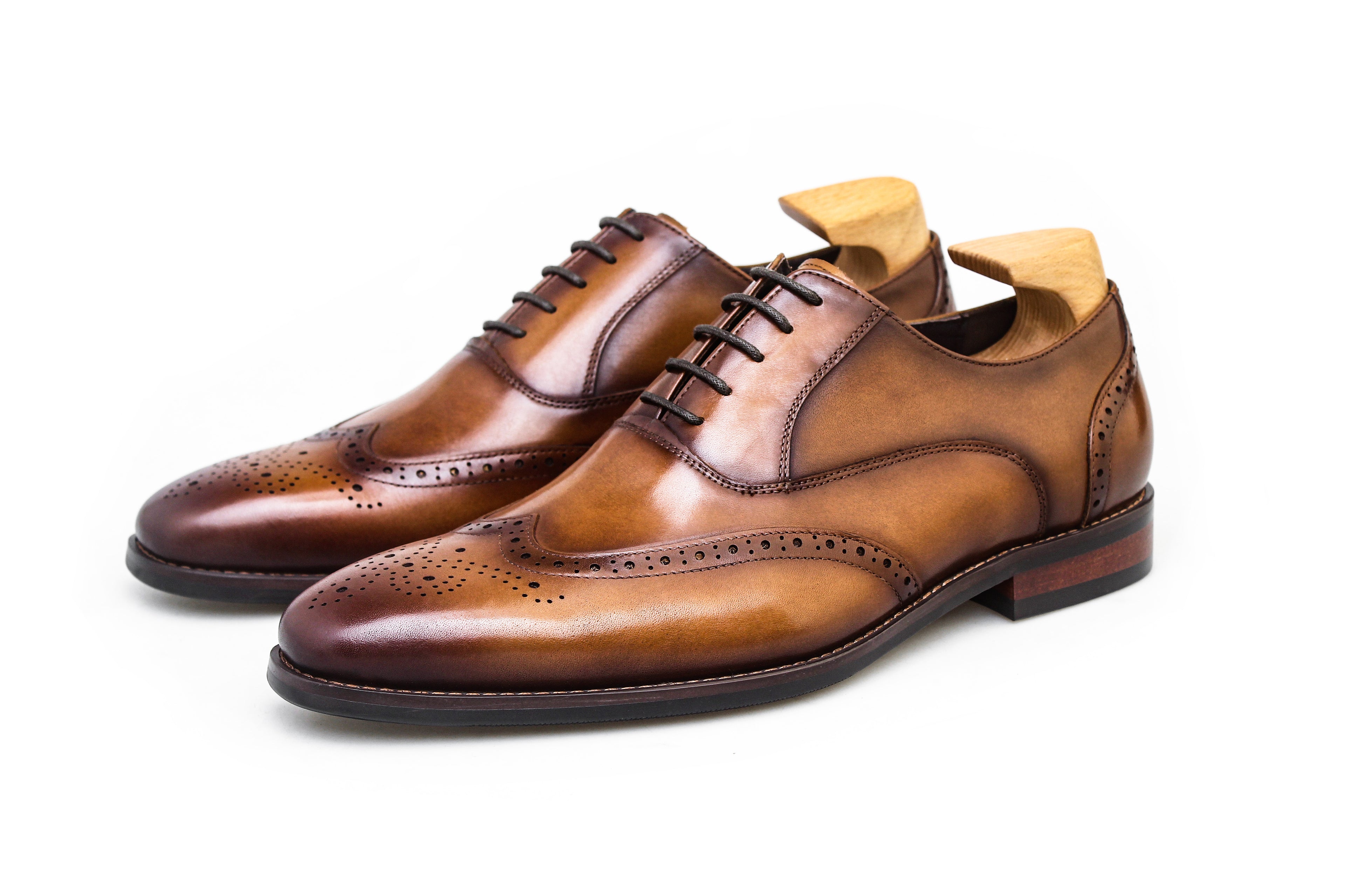 Men’s Full-Grain Leather Oxfords – Refined Comfort