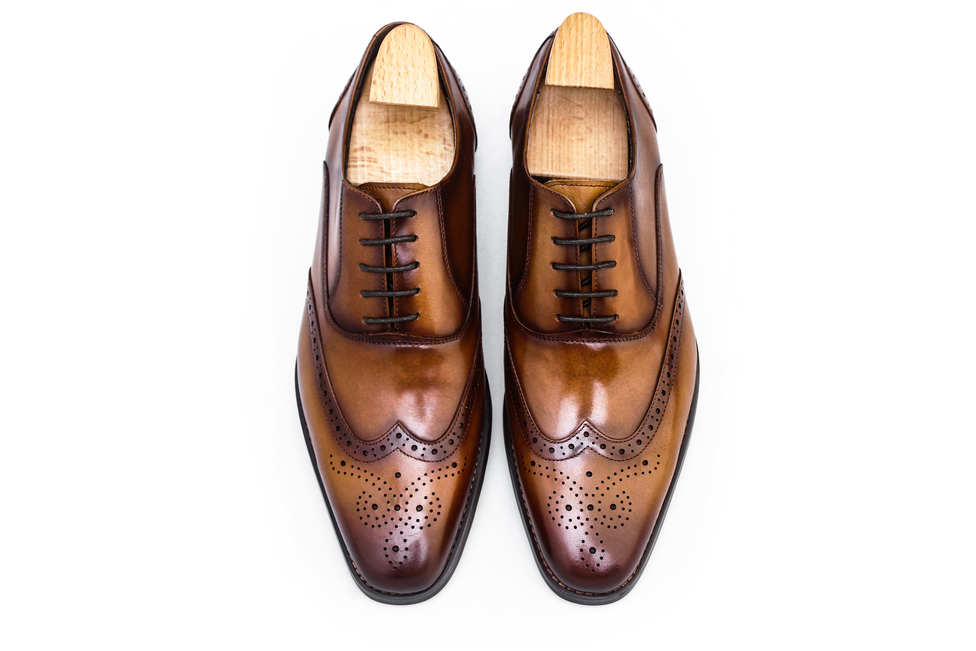 Men’s Full-Grain Leather Oxfords – Refined Comfort
