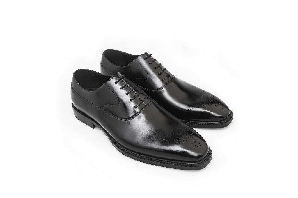 Elegant Lace-Up Oxfords – Crafted from Pure Italian Leather
