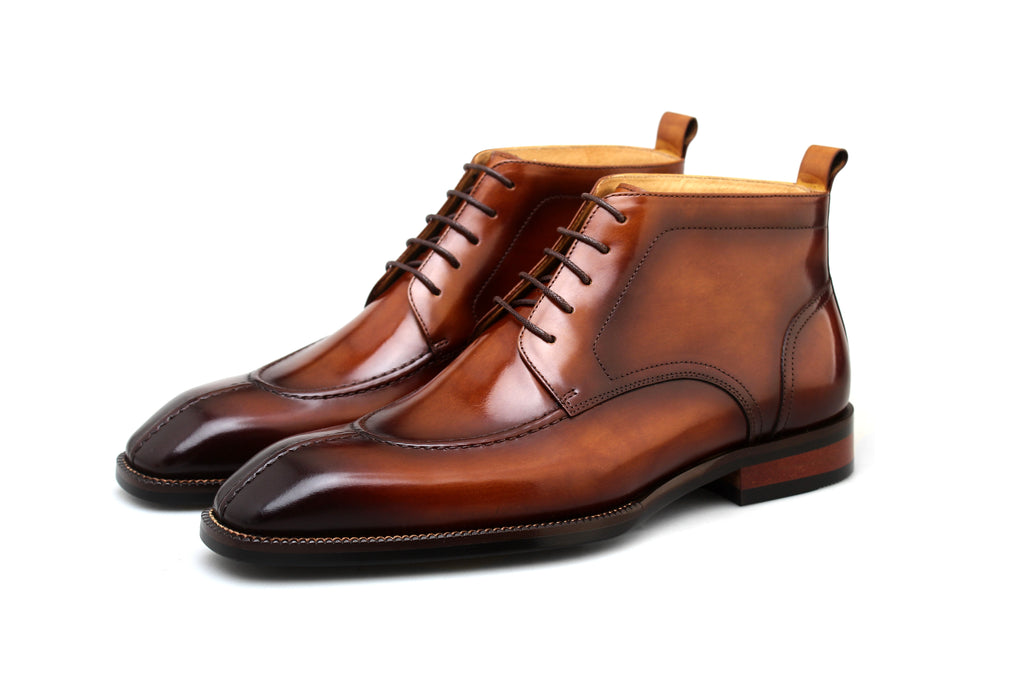 Z.Leather Milano Ridge – Handmade Italian Leather Boot