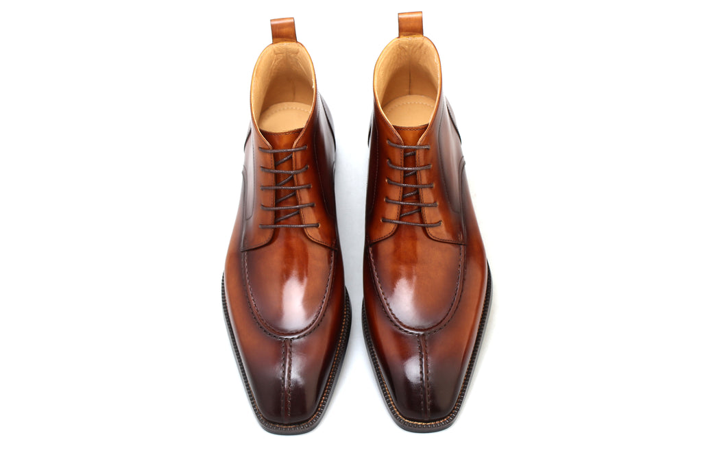 Z.Leather Milano Ridge – Handmade Italian Leather Boot