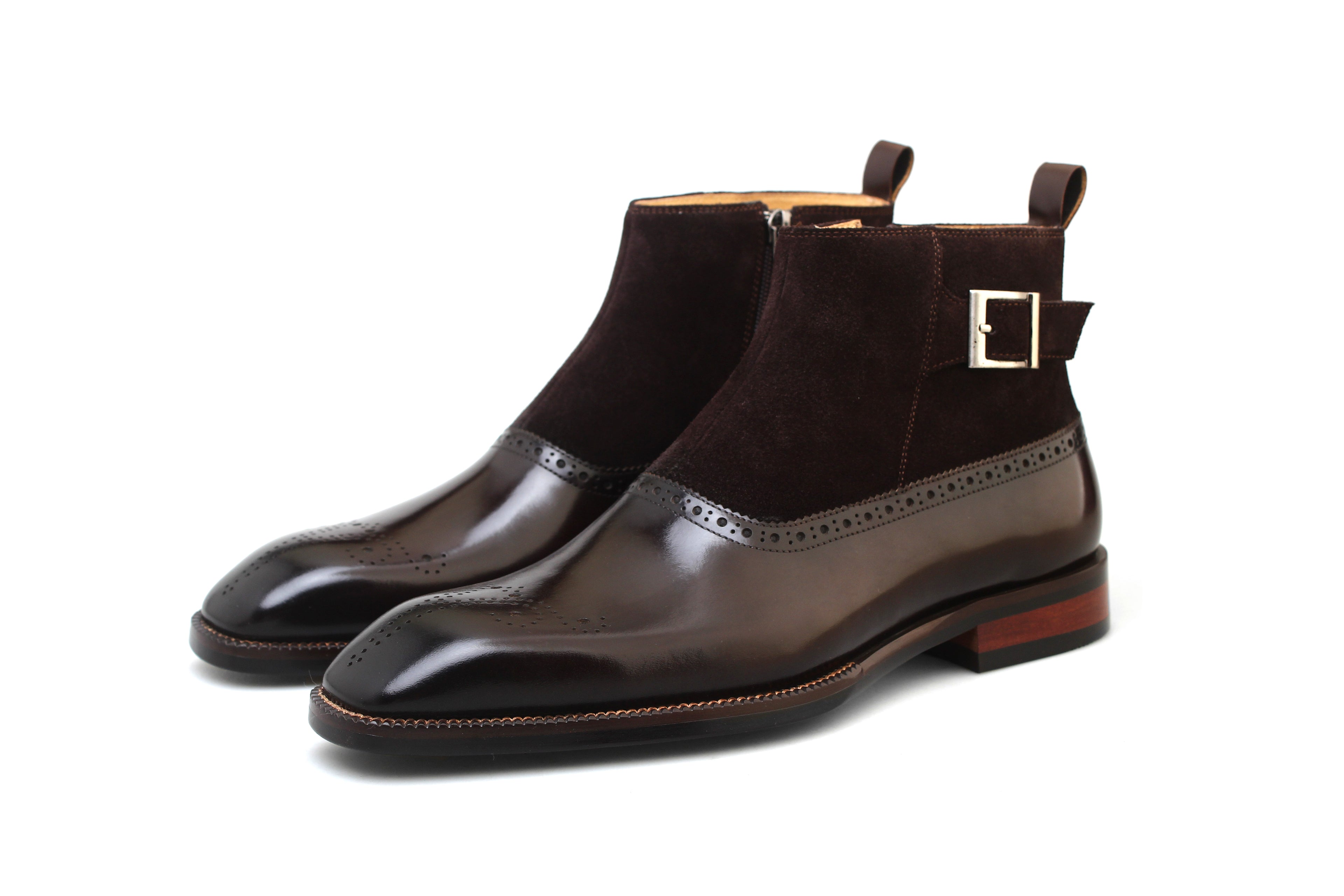 Italian Cow Leather Chelsea Boots