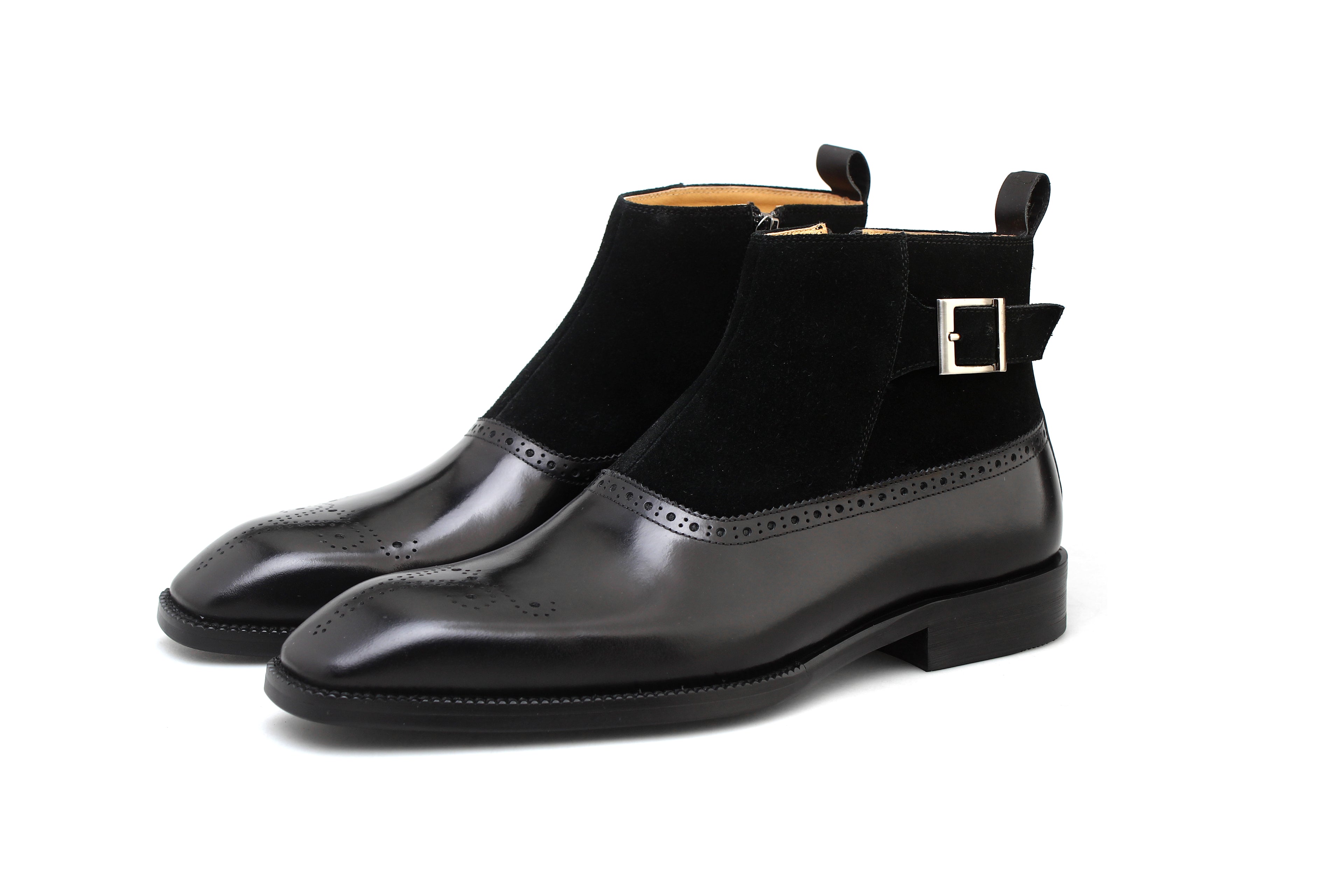 Italian Cow Leather Chelsea Boots