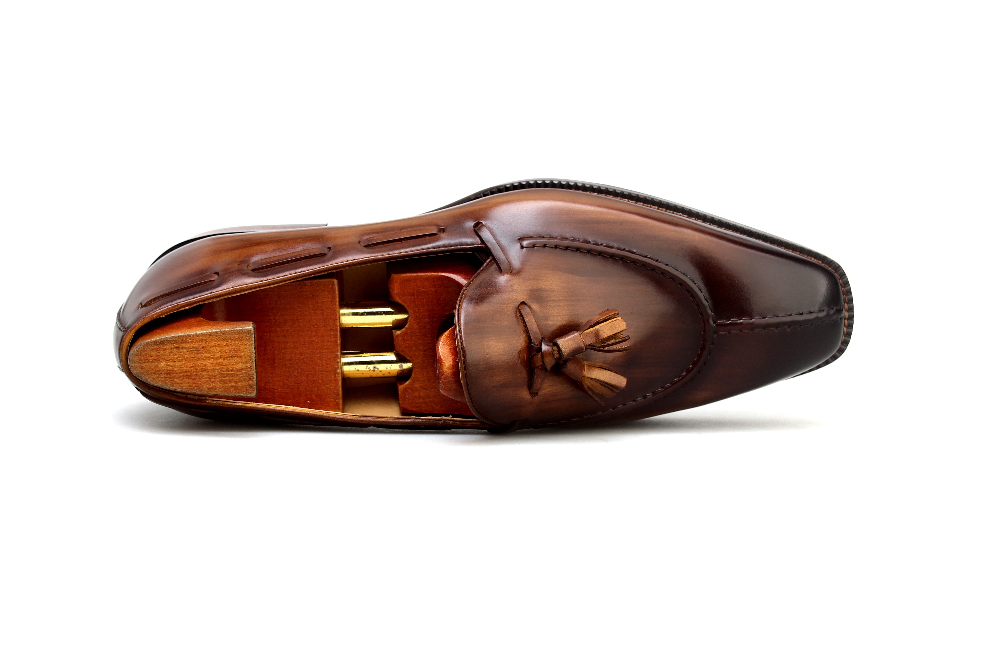 Men’s Polished Leather Loafers – Classic Design, Supreme Comfort