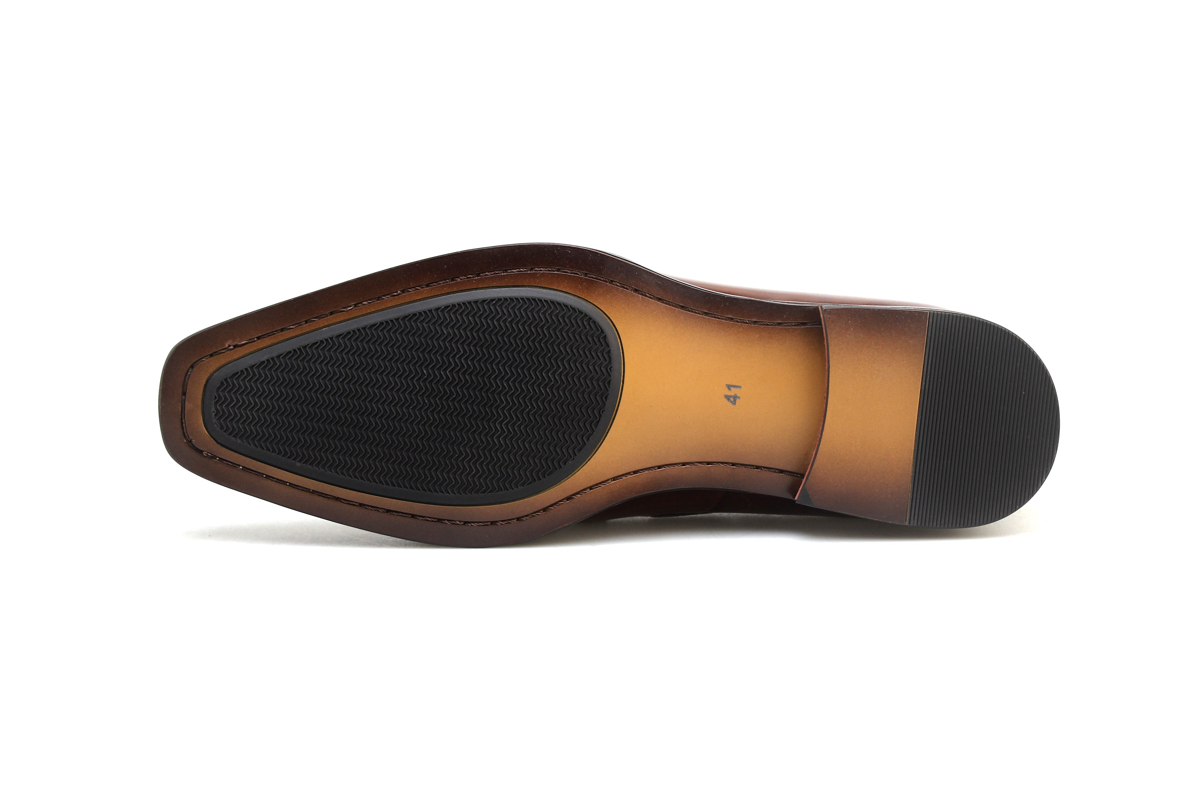 Men’s Polished Leather Loafers – Classic Design, Supreme Comfort