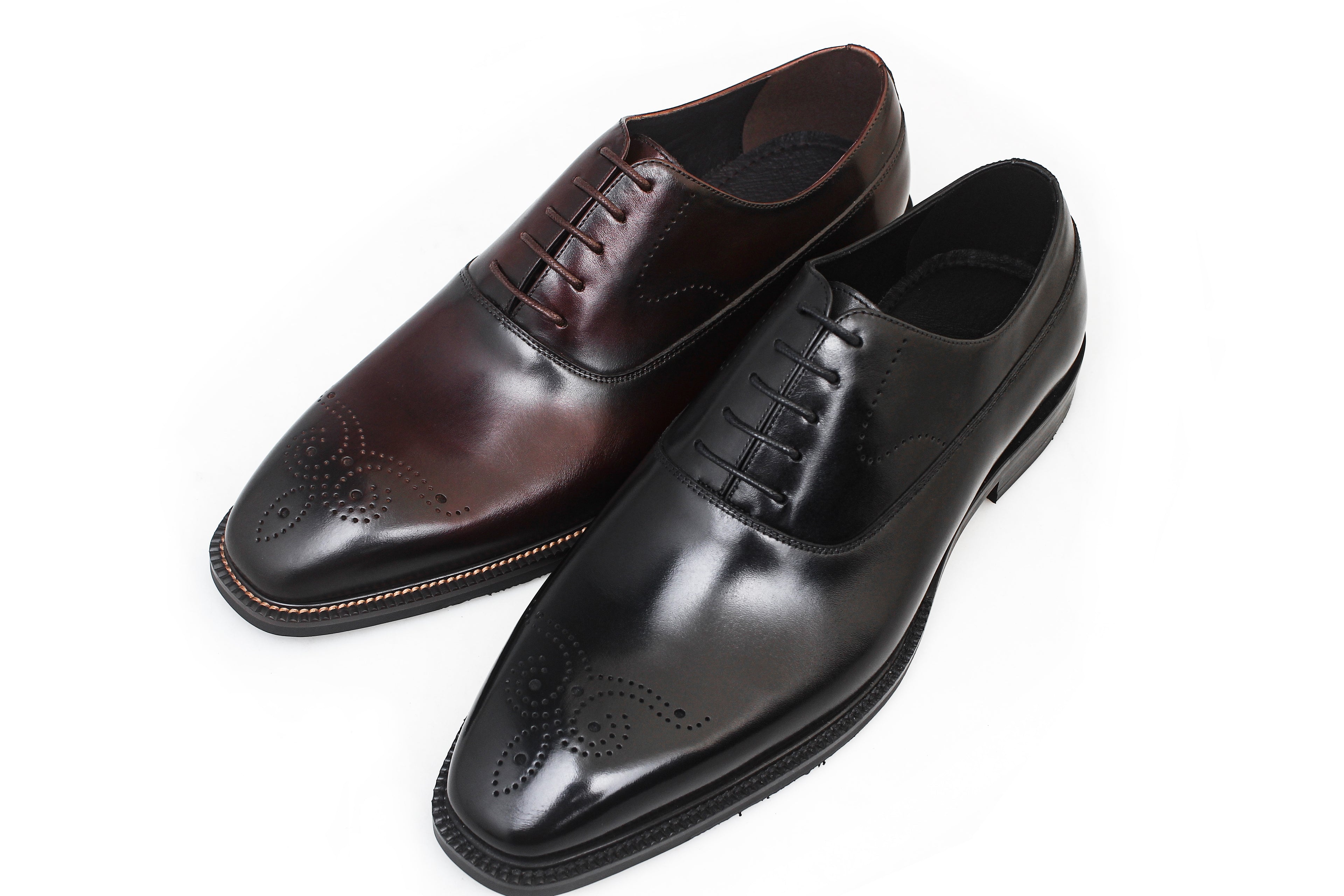 Elegant Lace-Up Oxfords – Crafted from Pure Italian Leather